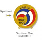 Older style Brevet 1,000 Medal