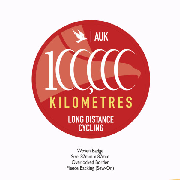 Rand 100,000km Woven Badge