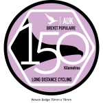BP 150 km Woven Badge
