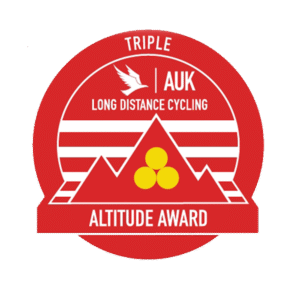 3 x Audax Altitude Award Badge